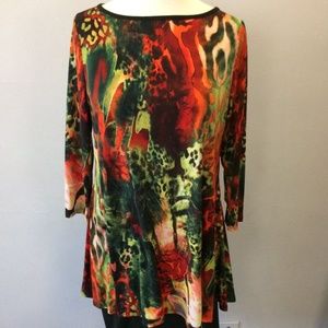 Channa Print Tunic top
